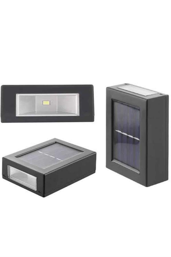 Dekoratif Duvar Lambası Solar Güneş Enerjili Bahçe Aydınlatması - Image 1