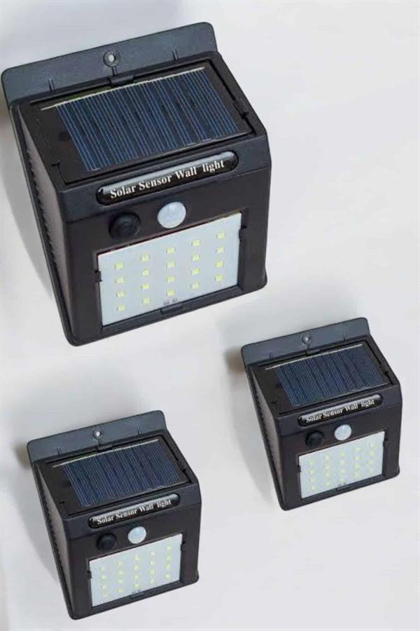 Güneş Enerjili Bahçe Lambası Solar Gece Aydınlatma Sensörlü Lamba - Image 1