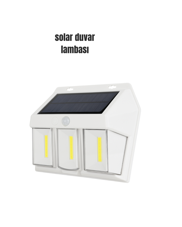 Suya Dayanıklı Solar Duvar Lambası – Akıllı Gece Sensörlü Işık - Image 1