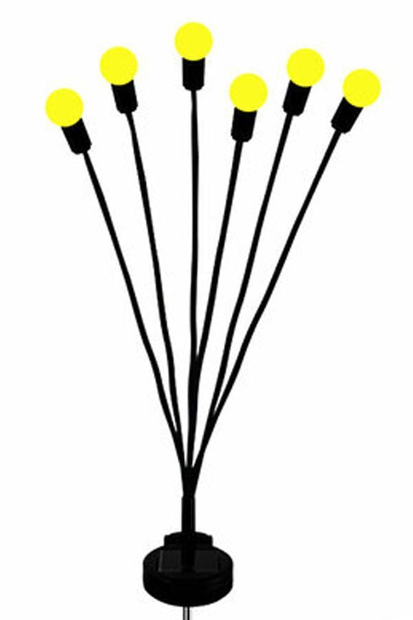 2'li Bahçe Çiti 6'lı Renkli Güneş Enerjili Led Lamba Royaleks-1085 - Image 1