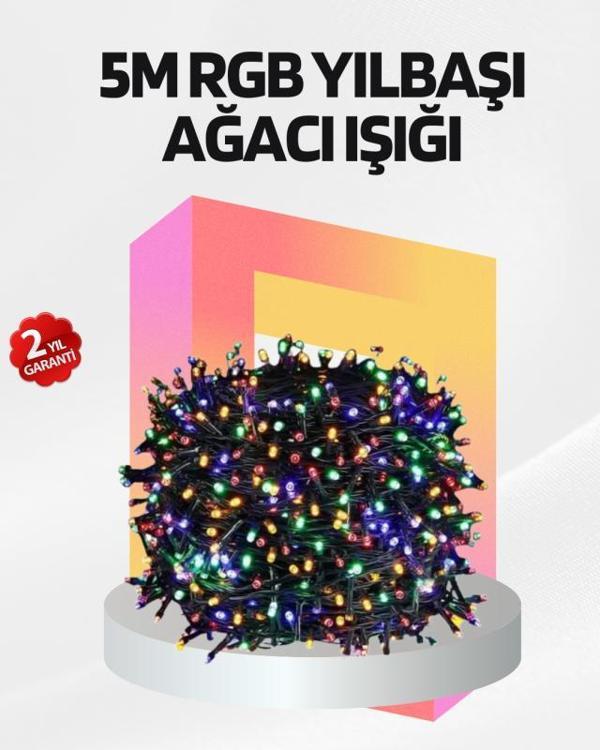Renkli LED Işık Zinciri 8 Modlu Dekoratif Aydınlatma - Image 1