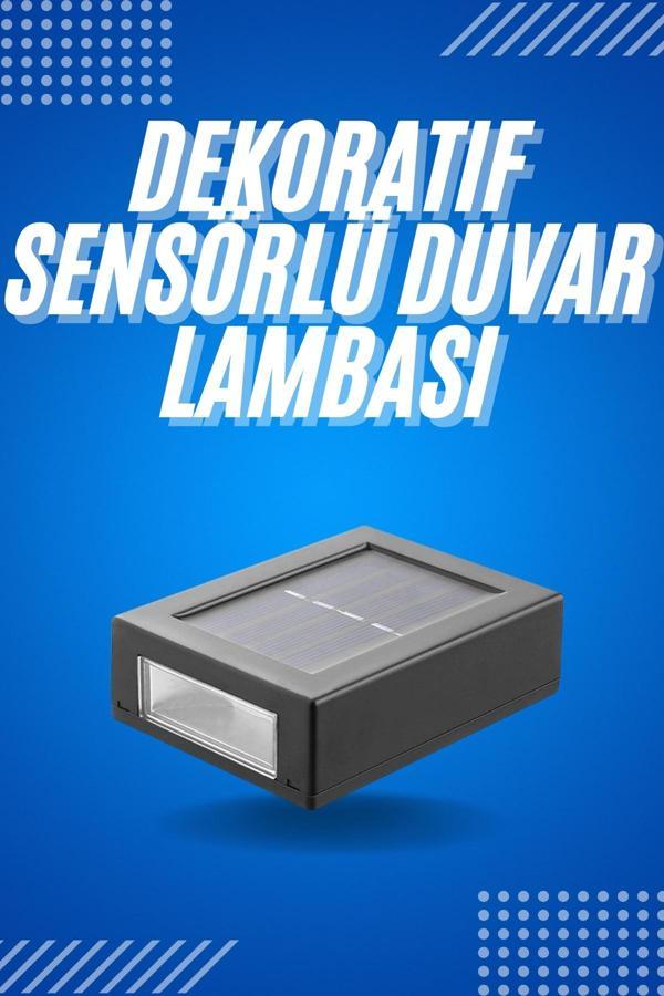 Solar Güneş Enerjili Çift Taraflı Duvar Lambası Çift Taraflı Duvar Lamba Güneş Enerjili - Image 1