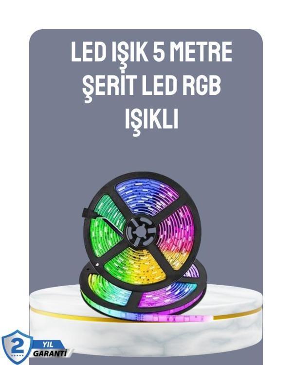 Kumandalı 5 Metre Şerit LED Dekoratif Aydınlatma - Image 1