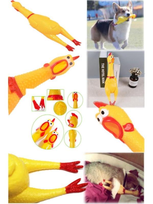 SESLİ HOROZ KÖPEK OYUNCAĞI - Image 1