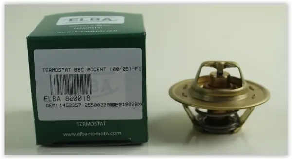 TERMOSTAT 88C ACCENT 2000-2005 -FIESTA 1989-1995 -GETZ 2002-2005 -MICRA 2003-2010 -NOTE 2006 1.3-1.5-1.4 1452357 2550022600 21200BX000 - Image 1
