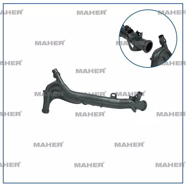 DEVİRDAİM SU BORUSU CIKIS 301 / C ELYES / 208 / 308 2012 1.21 9806793080 - Image 1