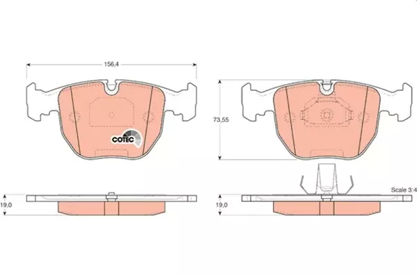 FREN BALATASI ON BMW E39 E38 E83 E53 34116761252 - Image 1