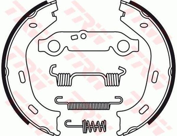 FREN BALATASI ARKA PARK FRENI MERCEDES W116 W126 W123 R107 C107 YAYLI A1164200020 - Image 1