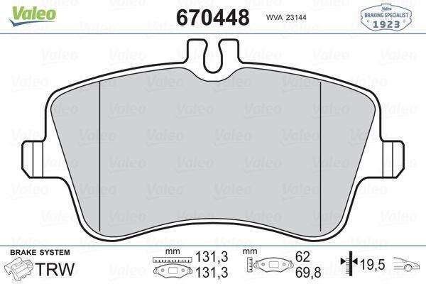 FREN BALATASI ON MERCEDES W202 W203 CL203 C209 R171 A0054206220 - Image 1