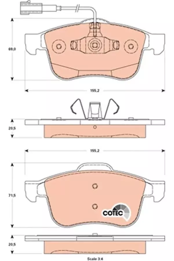FREN BALATASI ÖN ALFA ROMEO GİULİETTA 2010 77365354 77367959 - Image 1