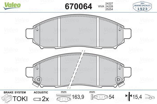 FREN BALATASI ÖN RENAULT KOLEOS 2008 NISSAN NAVARA 2.5L YD25DDTI D40 4X2 4X4 10- / PATHFINDER 2.5L YD25DDTI DCI R51 17MM 410603072R 41060CC090 D1060EJ20A - Image 1
