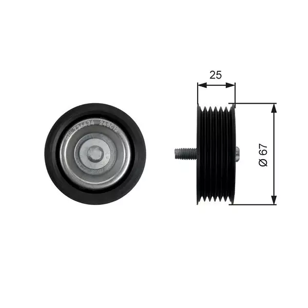 KAYIS GERGI RULMANI MERCEDES 10218 C218 W212 W221 W166 W463 C292 KANALLI A2782020519 - Image 1