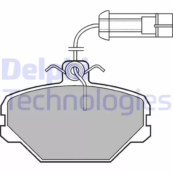 ÖN BALATA FİŞLİ TEMPRA-TİPO UNO 1.4-1.6 PANDA 1985-2004 5892330 793382 5888781 - Image 1