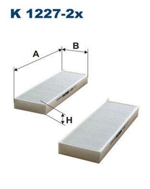 POLEN FİLTRESİ COMBO E 2019 VIVARO C-ZAFIRA LIFE-GRANDLAND-PARTNER 2 TEPEE-P3008-P5008-RIFTER- BERLINGO 2-C4 2008 DS5 2011 6447 XF 6479 92 - Image 1