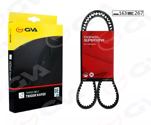 TRİGER KAYIŞI 163X267 AVENSIS 2.0 İ 1997-2003 -CAMRY 2.2 İ 1991-2001 -CARINA 2.0 İ 1987-1997 -RAV4 2.0 İ 9 1356803010 - Image 1