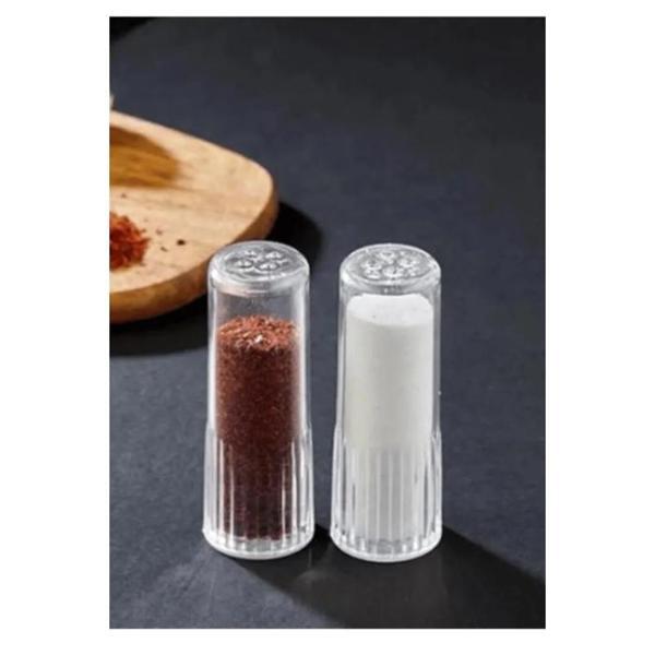 2'li Mika Kristal Tuzluk Biberlik Şefaf Royaleks-AMS-033 - Image 1