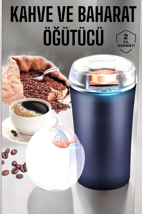 Otomatik Kahve ve Baharat Öğütücü Kolay Ve Taşınabilir - Image 1