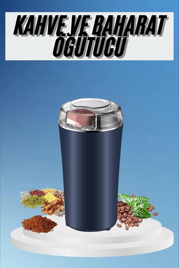 Kahve ve Baharat Öğütücü Kolay Temizlenebilir Paslanmaz Çelik Taşınabilir - Image 1