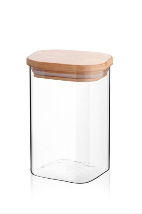 Kare Bambu Kapaklı Baharatlık 65x110 Royaleks-KVN32 - Image 1