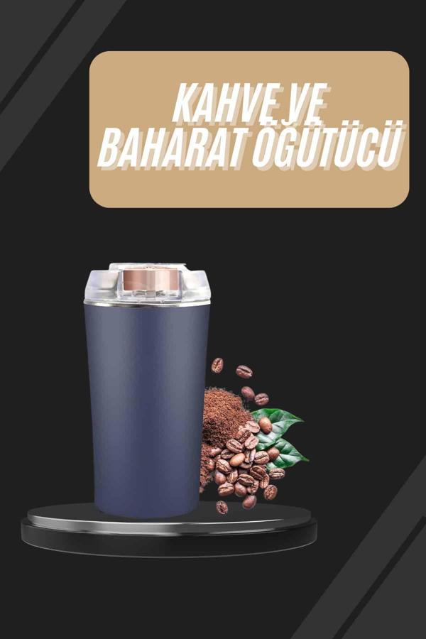 Dayanıklı Paslanmaz Çelik Kolay Kullanım Kahve Ve Baharat Öğütücü - Image 1