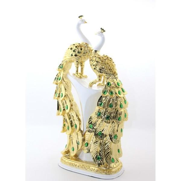 KENPAZAR Polyester 2'Li Tavuskuşu Biblo - Image 1