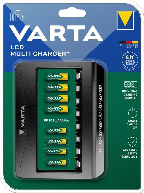 Varta LCD Multi Plus 8'li Aa/Aaa Pil Şarj Cihazı - Image 1