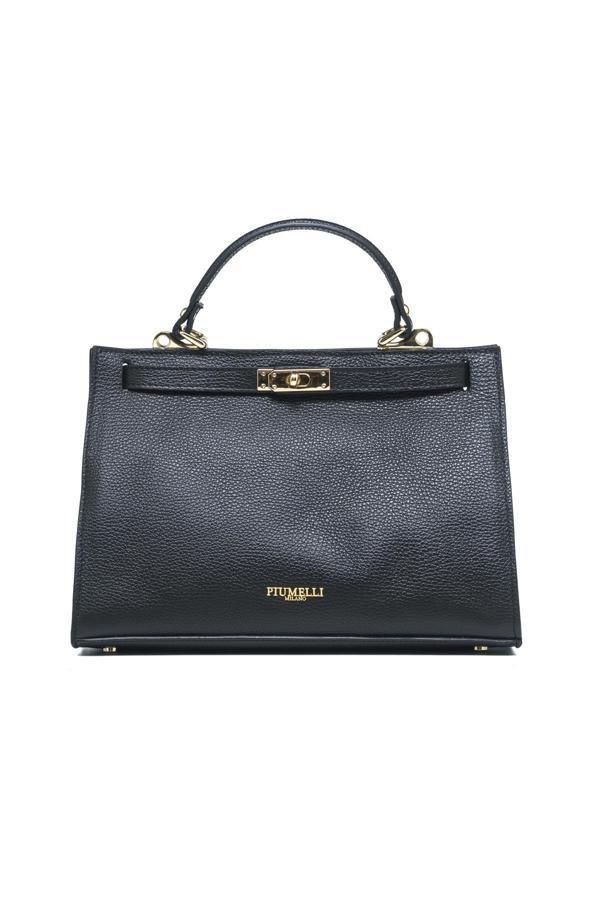 Kadın Postacı Çantası LAINE M Piumelli Milano Bag D28 Black - Image 1