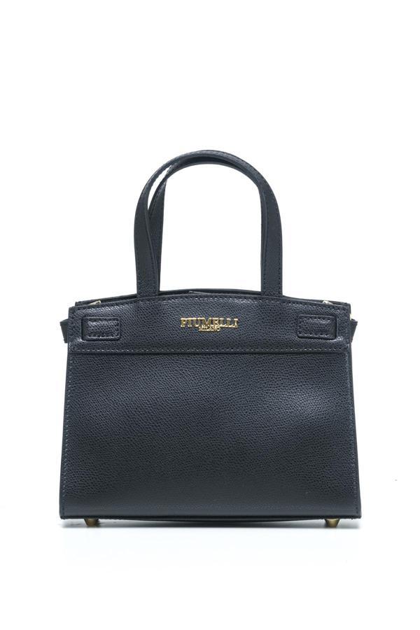 Kadın Omuz Çantası MARTA S Piumelli Milano Bag P636 Black - Image 1