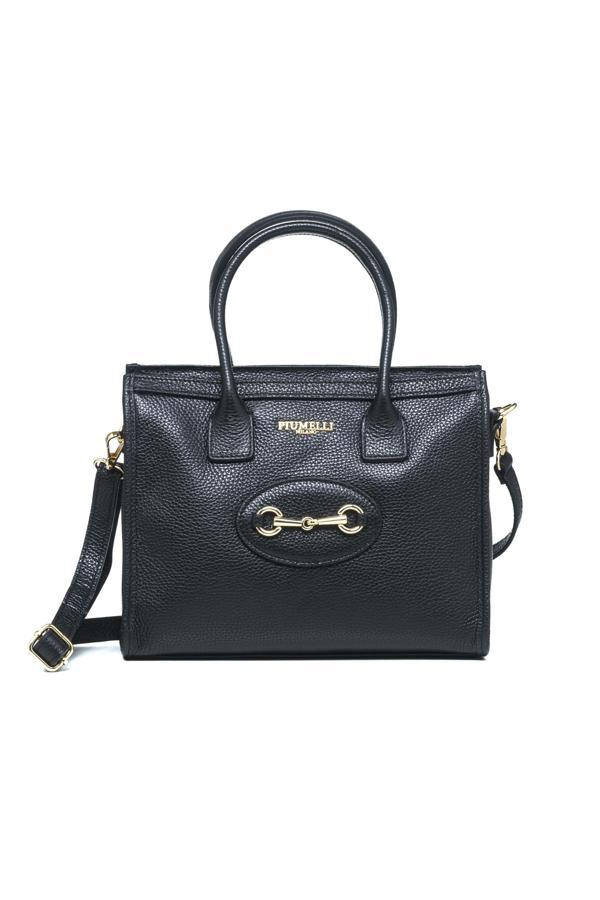 Kadın Omuz Çantası ELOISE S Piumelli Milano Bag D28 Black - Image 1