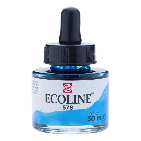 Supertrend Ecoline Sıvı Suluboya 30 ml. 578 Sky Blue Cyan - Image 1