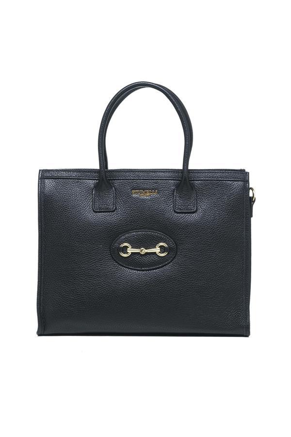 Kadın Omuz Çantası ELOISE M Piumelli Milano Bag D28 Black - Image 1