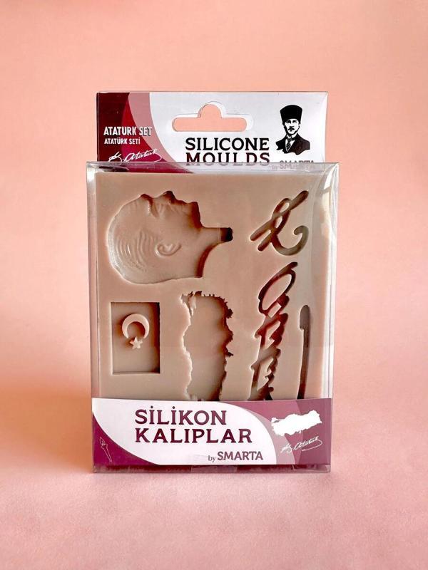 Supertrend Silicone Moulds Silikon Epoksi ve Polimer Kil Kalıbı ATATURK SET - Image 1
