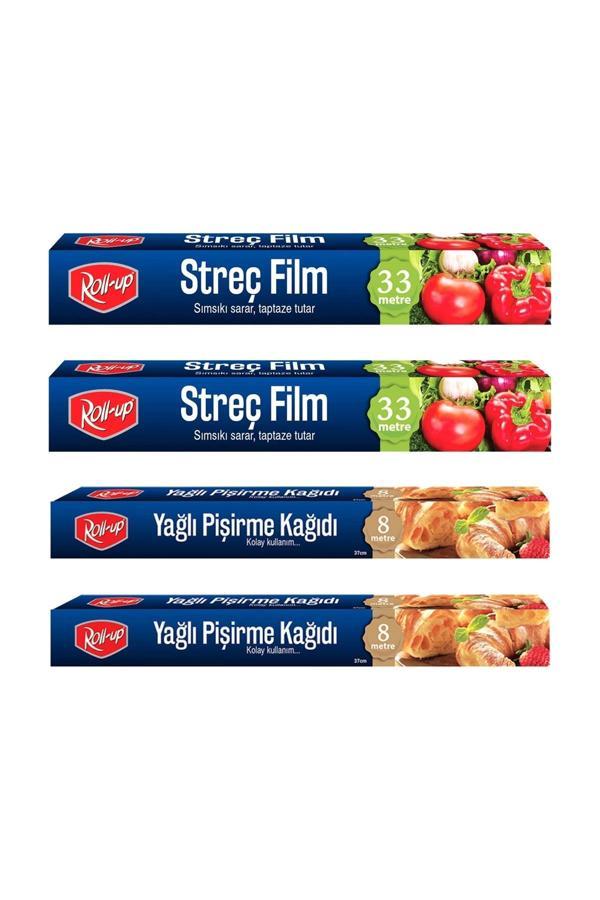 Supertrend Streç Film ve Pişirme Kağıdı 4 Parça Ekonomik Mutfak Seti 4 - Image 1