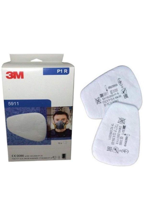 3M 5911 P1 Toz Filtre Pedi 15 Çift - Image 1