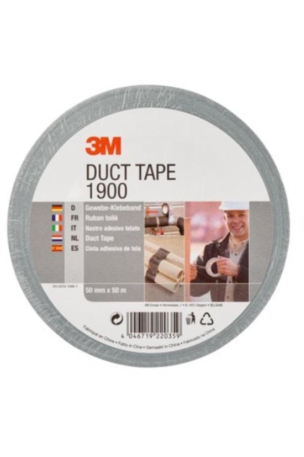 3M 1900 Gri Duct Tape Tamir Bantı 50Mmx50Mt - Tamir Bandı - Image 1