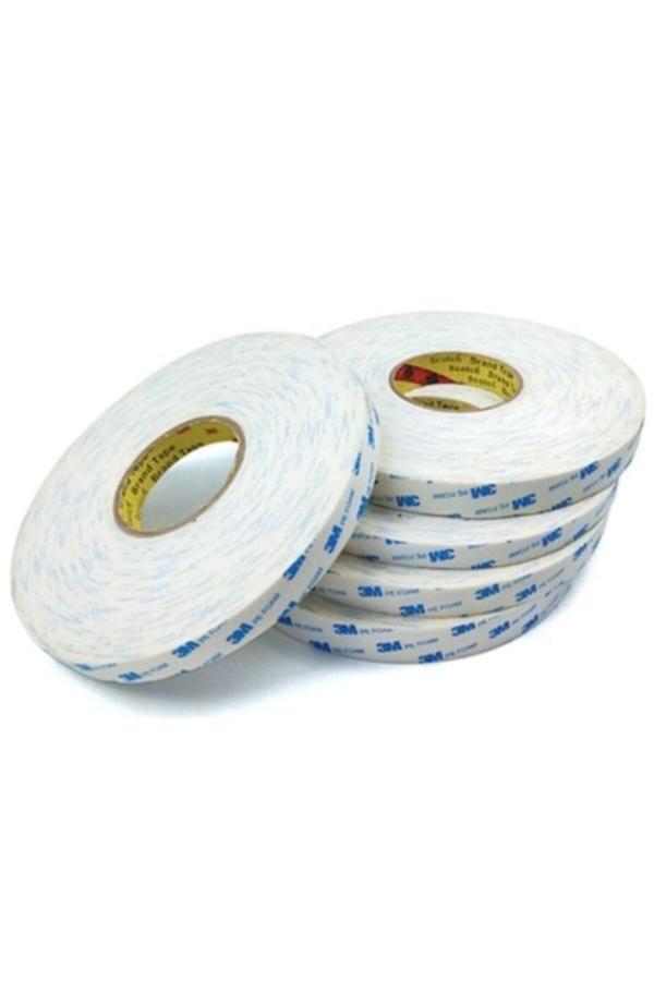 3M 9R110W 19Mmx1,5Mt Solar Pe Foam Tape - Süper Güçlü Yapıştırıcı - Beyaz - Image 1