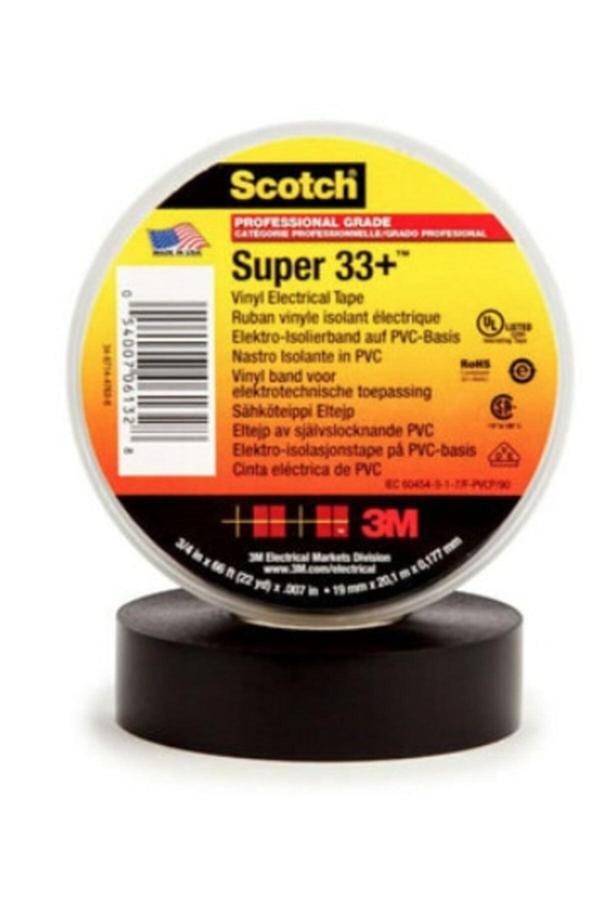 3M Scotch 33+ Vinil Elektrik Izolebant 19Mmx20Mt - Image 1