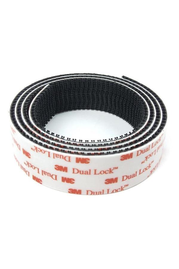 3M Sj3550 25Mmx1Mt Sıyah Dual Lock - Süper Güçlü Yapıştırıcı - Siyah - Image 1