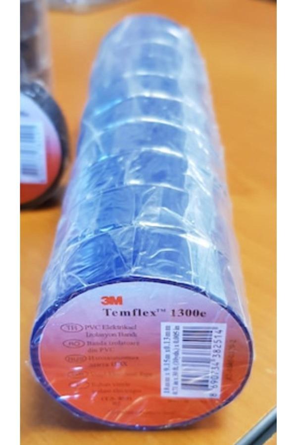 3M Temflex 1300E Izole Bant 18Mmx9.15Mt Siyah 10 Adet - Image 1
