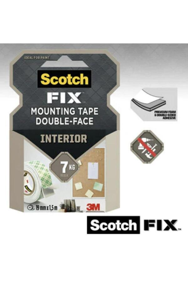 3M Scotch Fıx 4496G-1915P Içmontaj Bandı 19Mmx1,5M - Image 1