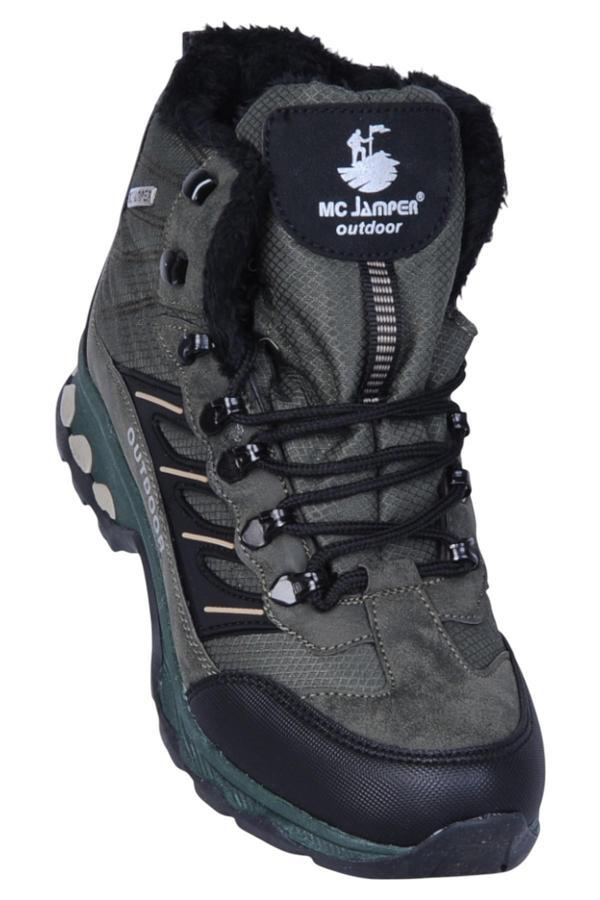 Mc Jamper 2126 Haki Erkek Kürklü Kışlık Bot - Image 1