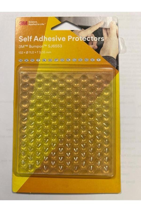 3M Sj6553Bl Şeffaf Bumpon 132Lı Blister Ambalaj - Image 1