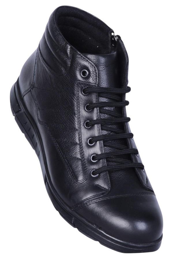 Crısso B475 Siyah Erkek Deri Bot - Image 1