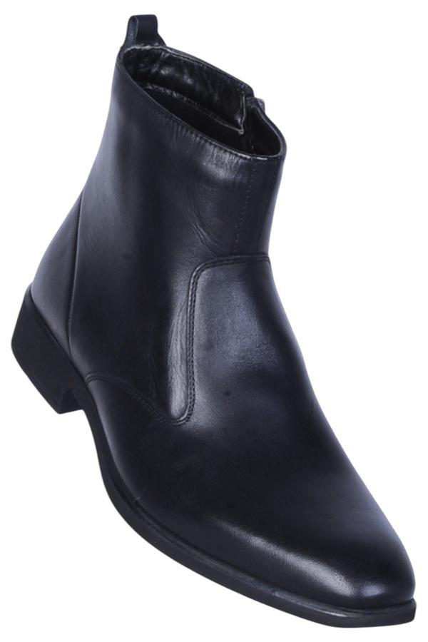 Burç 00705 Siyah Erkek Deri Bot - Image 1