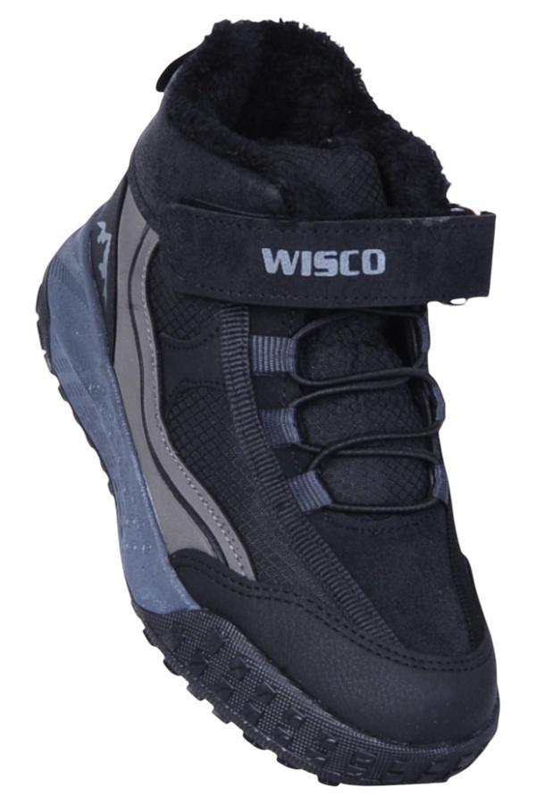 Wisco 064 Siyah Erkek Çocuk Kürklü Bot - Image 1