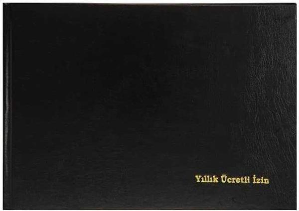 Dilman A4 Yıllık Ücretli İzin Defteri 96 Yaprak (Karışık Renk 1 Adet) - Image 1