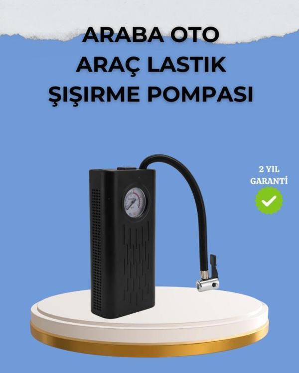 Çok Fonksiyonlu Dijital Gösterge Elektrikli Lastik Pompası - Image 1