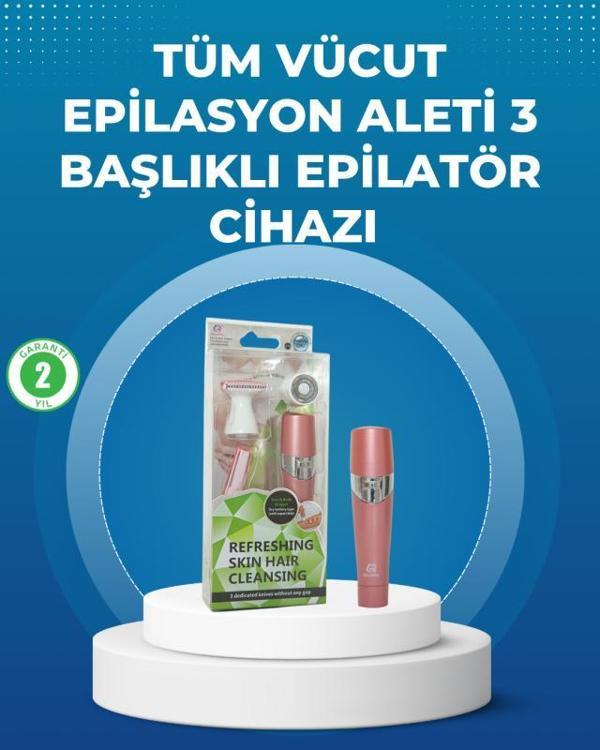 Pembe Epilasyon Cihazı – Acısız Tüy Temizliği - Image 1