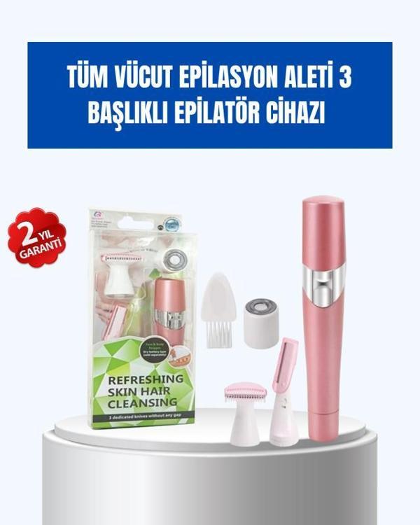 Pürüzsüz Cilt İçin Çok Fonksiyonlu Epilasyon Aleti - Image 1
