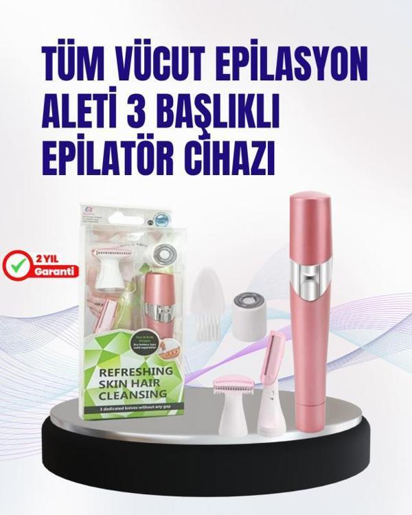 Ev Tipi Profesyonel Epilasyon Cihazı – Pembe - Image 1